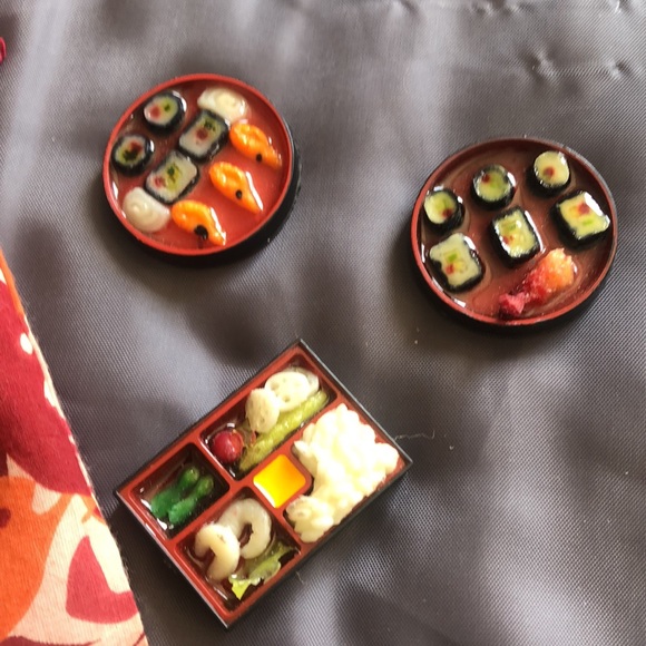 COPY - Sushi fridge magnet set with carry bag - Picture 2 of 2